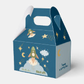 Weltraumabenteuer Kindergeburtstag Geschenkschachtel (Rückseite)
