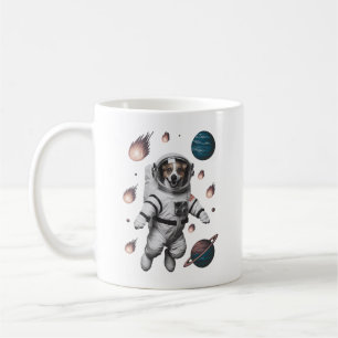 Weltraumabenteuer mit einem Hunde-Astronauten Kaffeetasse