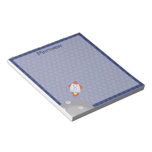 Weltraumabenteuer Notizblock (angewinkelt)