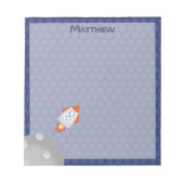 Weltraumabenteuer Notizblock (Vorderseite)