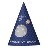 Weltraumabenteuer Partyhütchen (Vorderseite)