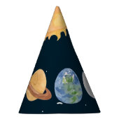 Weltraumabenteuer: Planeten Partyhütchen (Rechts)