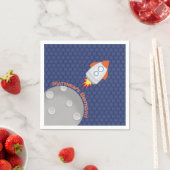 Weltraumabenteuer Serviette (Beispiel)