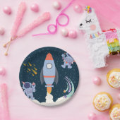 Weltraumabenteuer zum Geburtstag mit Raketen und A Pappteller (Party)