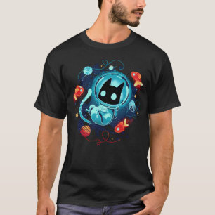 Weltraumabenteurer - Katze im Weltraum T-Shirt