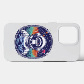 Weltraumaffe Astronaut Case-Mate iPhone Hülle (Rückseite (Horizontal))