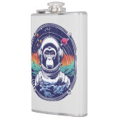 Weltraumaffe Astronaut Flachmann (Links)
