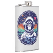 Weltraumaffe Astronaut Flachmann (Rechts)