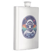 Weltraumaffe Astronaut Flachmann (Rechts)