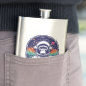 Weltraumaffe Astronaut Flachmann (Beispiel)