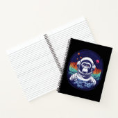 Weltraumaffe Astronaut Notizblock (Innenseite)