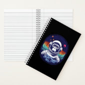 Weltraumaffe Astronaut Notizblock (Innen)