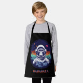 Weltraumaffe Astronaut Schürze (Getragen)