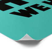 Weltraumaffe Poster (Ecke)