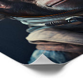 Weltraumaffe Poster (Ecke)