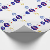 Weltraumagentur-Logo-Sammlung Geschenkpapier (Ecke)