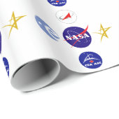 Weltraumagentur-Logo-Sammlung Geschenkpapier (Rolleneckpunkt)