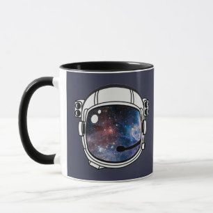 Weltraumamonaut Helmet Zwei-Tone-Tasse Tasse