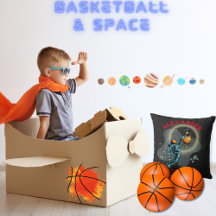 Weltraumamonaut Slamdunk Cool Kids Basketball Team
