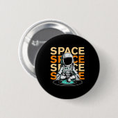 Weltraumamonent Button (Vorne & Hinten)