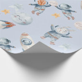 Weltraumamttierungspapier Geschenkpapier (Ecke)