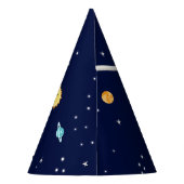 Weltraumatronin Galaxy Planets Sun Earth Partyhütchen (Rückseite)