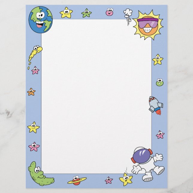 Weltraumatronin Letterhead (Vorderseite)