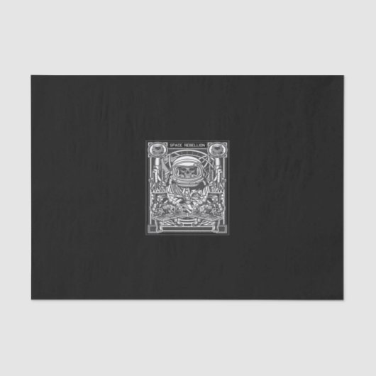Weltraumaufstand Seidenpapier (Vorderseite)