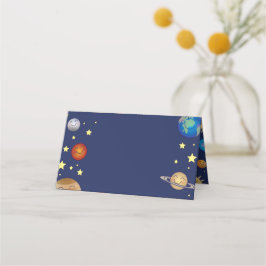 WeltraumBaby-Dusche Galaxy Universe Stars Platzkarte