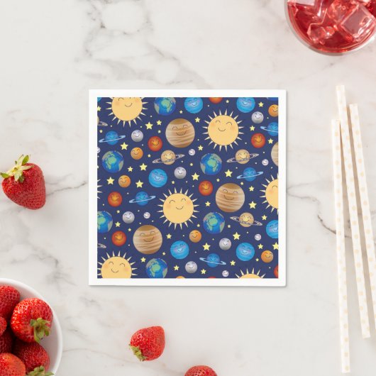 WeltraumBaby-Dusche Serviette (Beispiel)