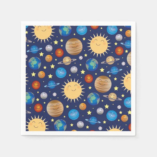 WeltraumBaby-Dusche Serviette (Vorderseite)