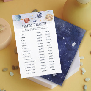 WeltraumBaby Tracks Baby Shower Game