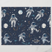 Weltraumbahnfahrplan für Kinder (Rückseite)