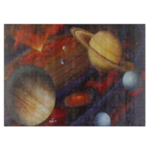 Weltraumbahnhof Schneidebrett (Vorderseite)