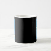 Weltraumberg (Blueprint) Kaffeetasse (Mittel)