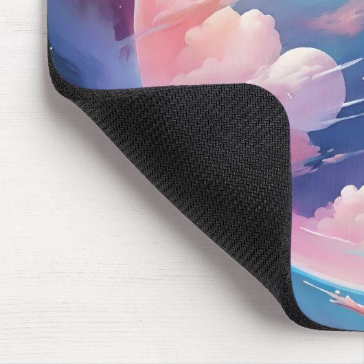 Weltraumbezogene abstrakte Kunst Mousepad (Ecke)