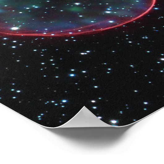 Weltraumblase Poster (Ecke)