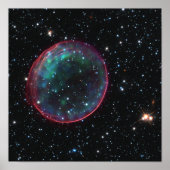 Weltraumblase Poster (Vorne)