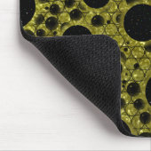 Weltraumblasen - Glitzer Gold Mousepad (Ecke)