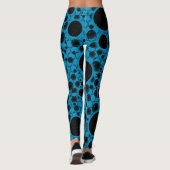 Weltraumblasen - Sky Blue Leggings (Rückseite)