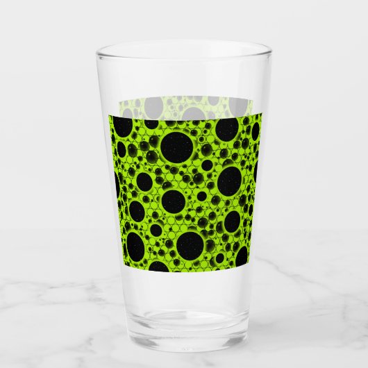 Weltraumblöcke - Limon Glas (Vorderseite)