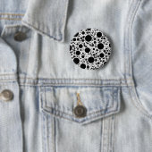 Weltraumblöcke - Weiß Button (Beispiel)
