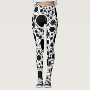 Weltraumblöcke - Weiß Leggings