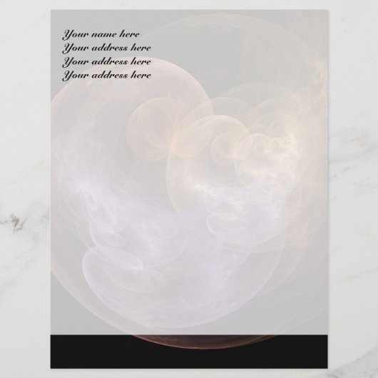 WeltraumBlume Briefkopf (Vorderseite)