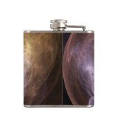 WeltraumBlume Flachmann (Rückseite)