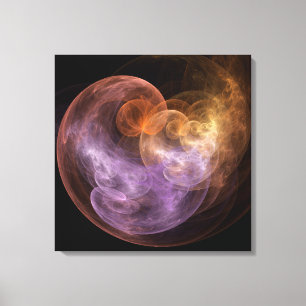 WeltraumBlume Leinwanddruck