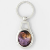 WeltraumBlume Schlüsselanhänger (Vorderseite)