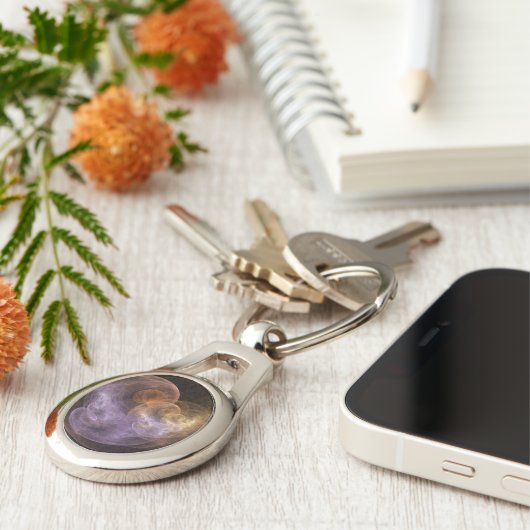 WeltraumBlume Schlüsselanhänger (Seite)