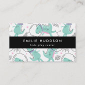 Weltraumdinosaurier, Kinderspielzentrum, Aktivität Visitenkarte (Vorderseite)