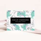 Weltraumdinosaurier, Kinderspielzentrum, Aktivität Visitenkarte